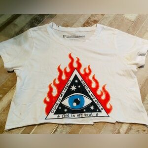 Prince Peter Distressed Cropped Tee